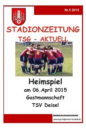 STADIONZEITUNG Heimspiel