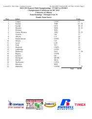 2013 CIS Track & Field Championships - 3/7/2013 ... - Athletics Alberta