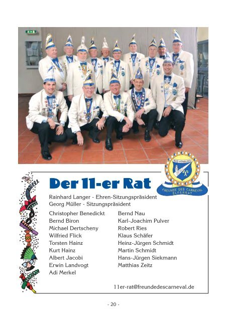 Umschlag 2012 - Freunde des Carneval eV