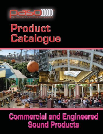 Paso Catalogue - Paso Sound Products