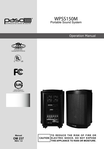 Operation Manual - Thorvin Electronics