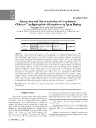 Preparation and characterization of drug-loaded chitosan ...