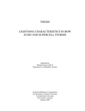 Lightning Characteristics in Bow Echo and Supercell Storms