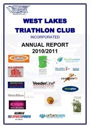 2010/11 - the Lakers Triathlon Club