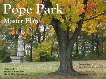 Pope Park Master Plan - HartfordInfo.org