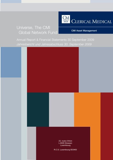 Universe, The CMI Global Network Fund - Clerical Medical