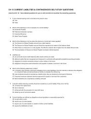 ch 13 current liabilities & contingencies self-study questions