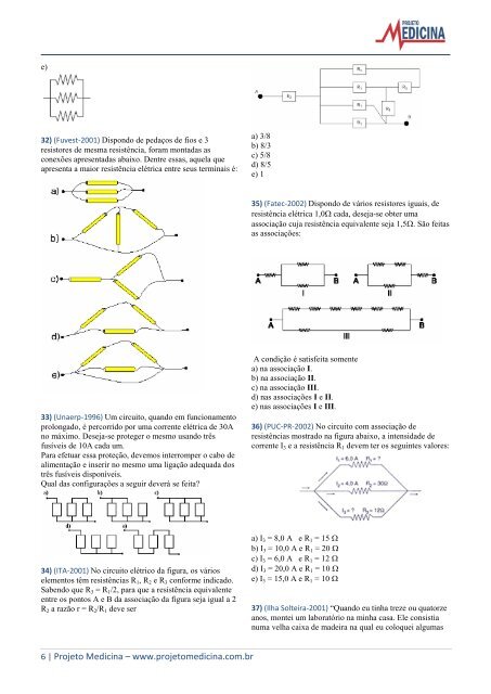 e) 32) (Fuvest-2001) Disp