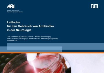 Antibiotikatherapie - NeuroKopfZentrum