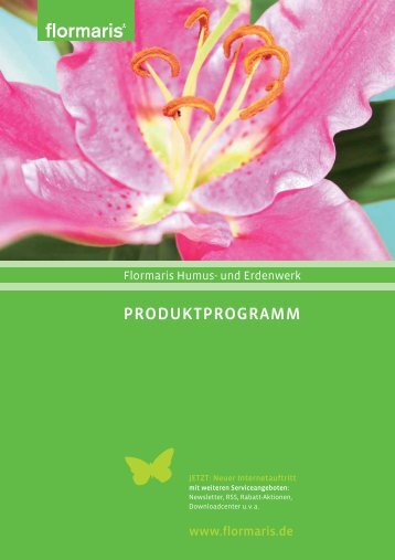 Produktprogramm (pdf) - Flormaris