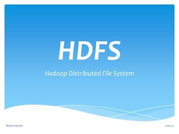 HDFS Hadoop Distributed File System