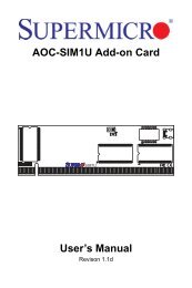 AOC-SIM1U Add-on Card User's Manual