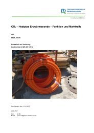 Heatpipe ErdwÃ¤rmesonde â€“ Funktion und Marktreife