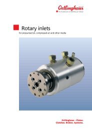 Rotary inlets (general information) - Ortlinghaus