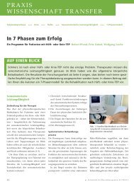 PRAXIS WISSENSCHAFT TRANSFER - Elithera