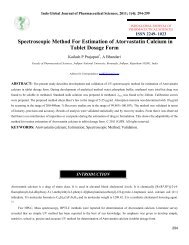 Spectroscopic Method For Estimation of Atorvastatin Calcium in ...