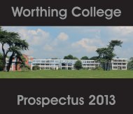 clicking here - Worthing College