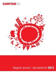 Rapport annuel | Jahresbericht 2012 - Caritas Fribourg