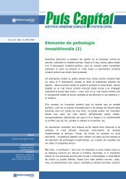 Elemente de psihologie investitionala (I) - Kmarket.ro