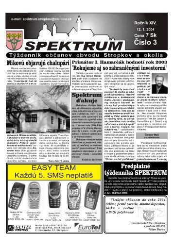 Číslo 3 Mikovú objavujú chalupári - Espektrum.sk