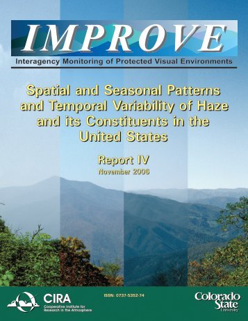 Spatial and Seasonal Patterns and Temporal Variability of Haze
