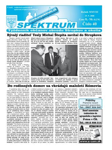 Číslo 40 - Espektrum.sk