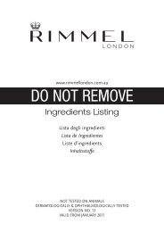 DO NOT REMOVE - Rimmel London