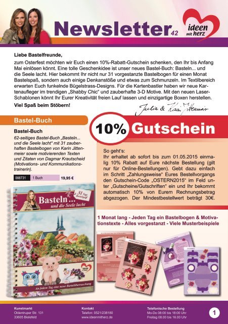ideen mit herz lagerverkauf 2020