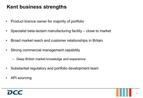 Investor Presentation DCC Healthcare Acquisition of Kent ...