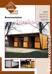 Boxencontainer Jumbo - mobo-bau