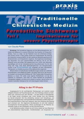 Download - Traditionelle Chinesische Medizin (TCM): Teil 1 Einleitung