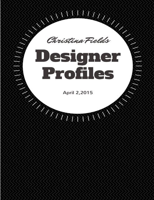 Designer Profiles