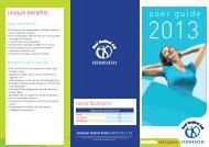 Download brochure - Fedhealth