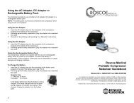 Roscoe Medical Portable Compressor Nebulizer Guidebook