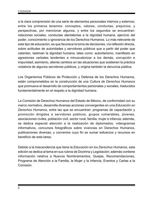 Educación en derechos humanos - codhem