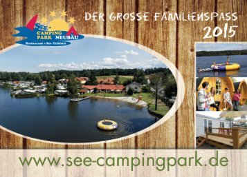 Hausprospekt See-Campingpark Neubäu am See 2015