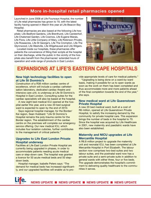 News Update - Spring 2010 - Life Healthcare