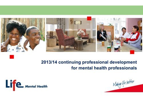2013/14 continuing professional development for ... - Life Healthcare