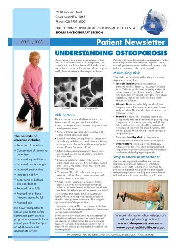 Issue 1 08 - North Shore Physiotherapy