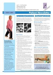 Issue 1 08 - North Shore Physiotherapy