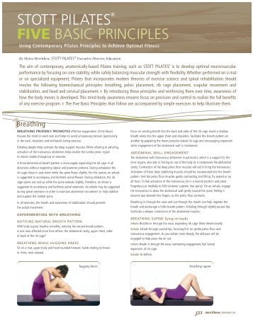Download The Brochure - CorSano Pilates