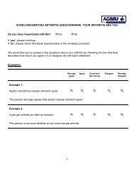 Rheumatoid Arthritis Knowledge Questionnaire