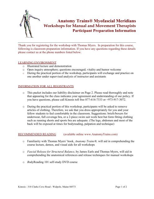 Anatomy Trains Myofascial Meridians - Club-Physio.net