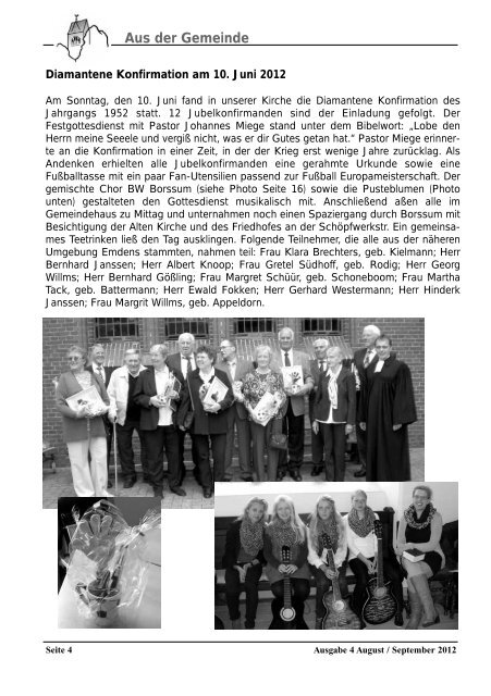 Ausgabe 4 - August 2012 - Evangelisch-reformierte ...