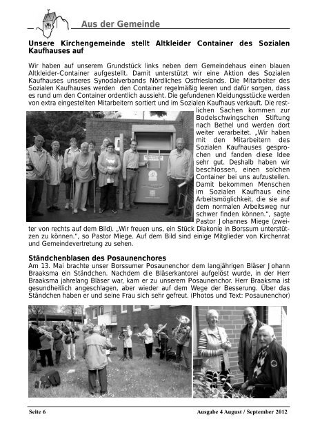 Ausgabe 4 - August 2012 - Evangelisch-reformierte ...