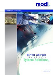 System Solutions. - Modl GmbH