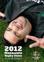 Who made it happen at the Union in 2012 - Manawatu Rugby