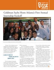 atlanta Goldman Sachs Hosts Atlanta's First Annual Internship Kickoff