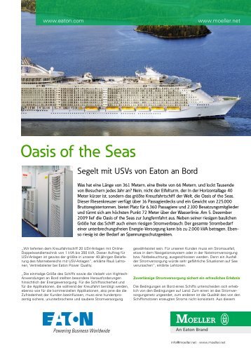 Oasis of the Seas - Moeller