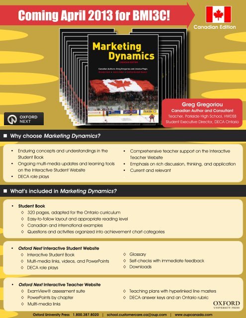 Marketing Dynamics Flyer_ON_2013.pdf - Oxford University Press